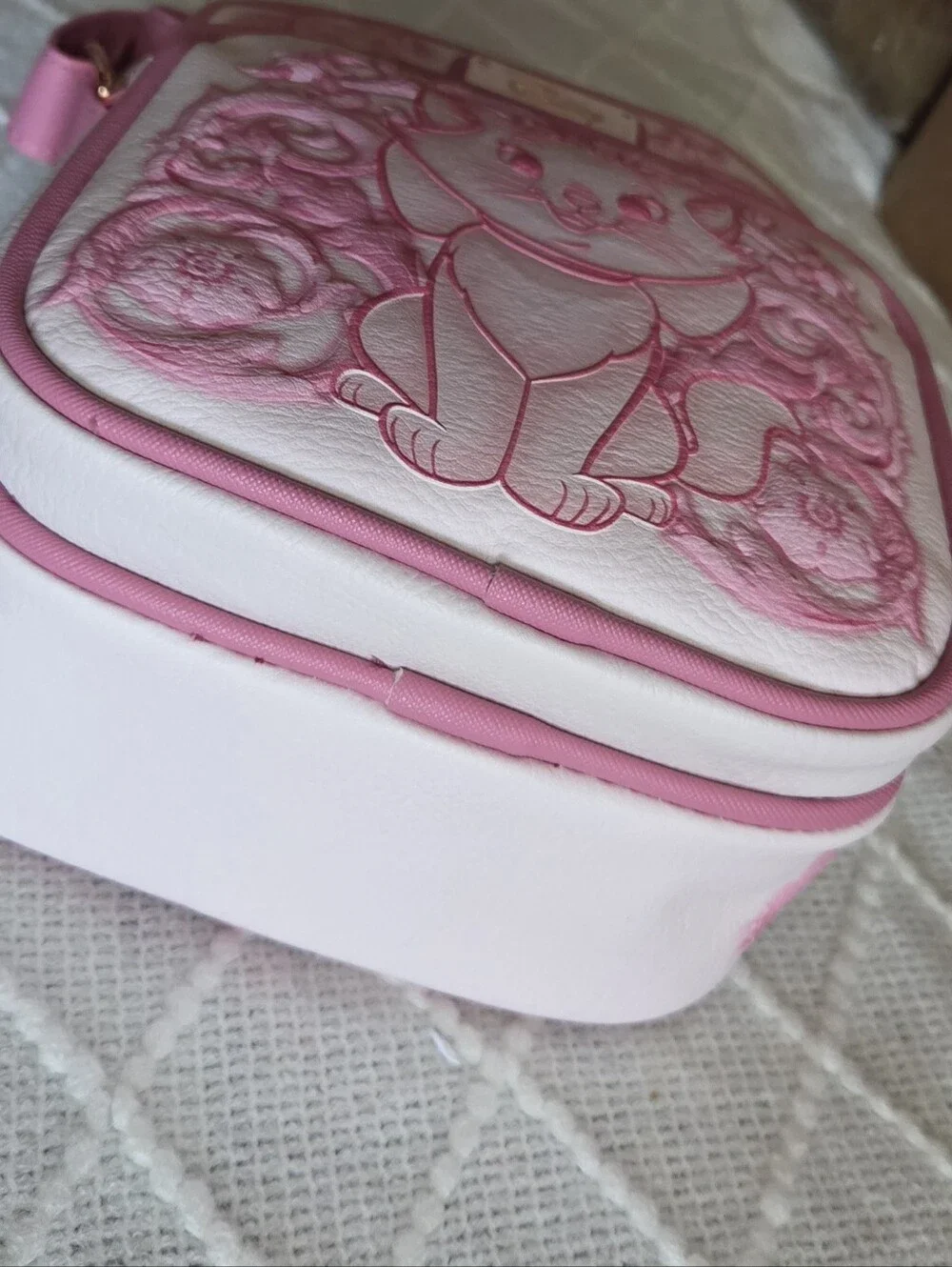 Loungefly Disney The Aristocats Marie Tonal Carving Crossbody Bag